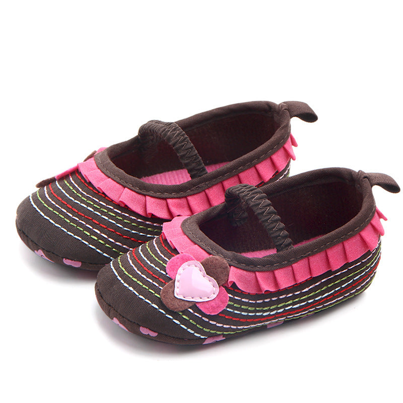 Four flower baby toddler shoes