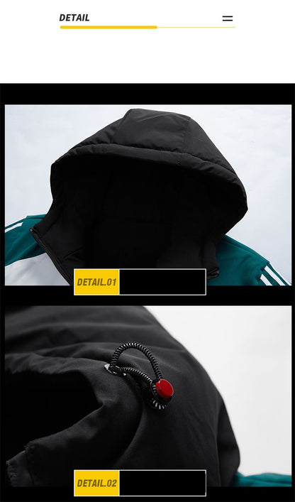 Down Cotton-padded Coat Men's Autumn And Winter Sports Double-sided