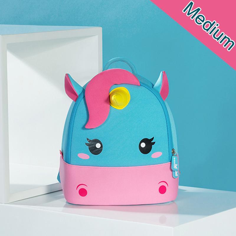 Kids School Backpack with padded shoulder straps, spacious compartments, breathable back panel, and durable water-resistant fabric