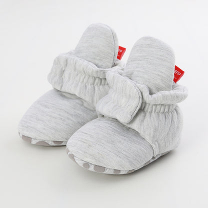 Knitted baby cotton shoes
