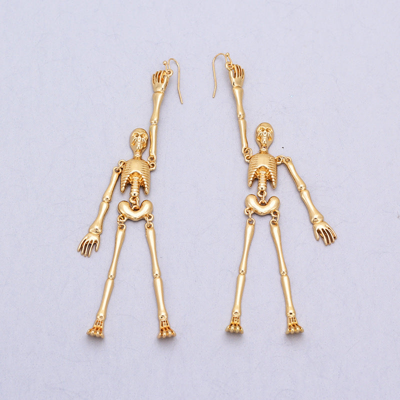 Skull alloy earrings earrings women (Available)