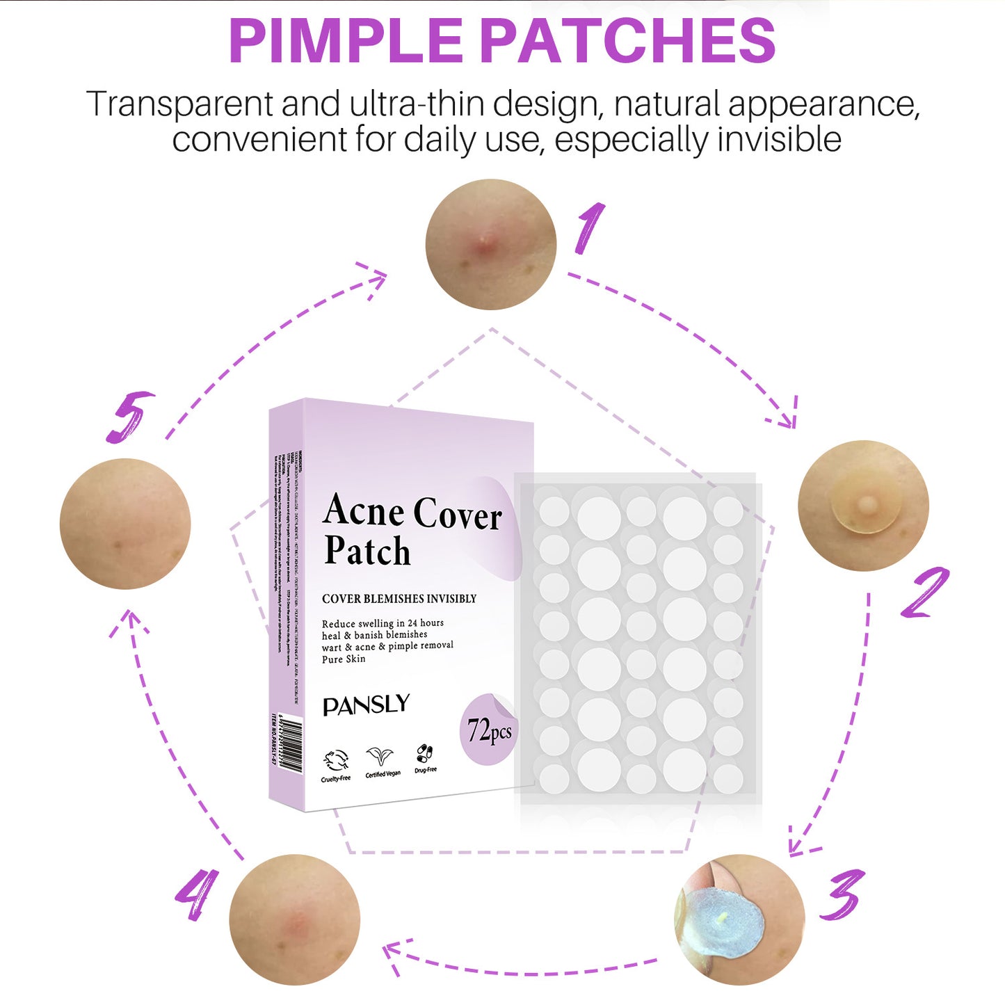 Smallpox Diluting Skin Care Patch