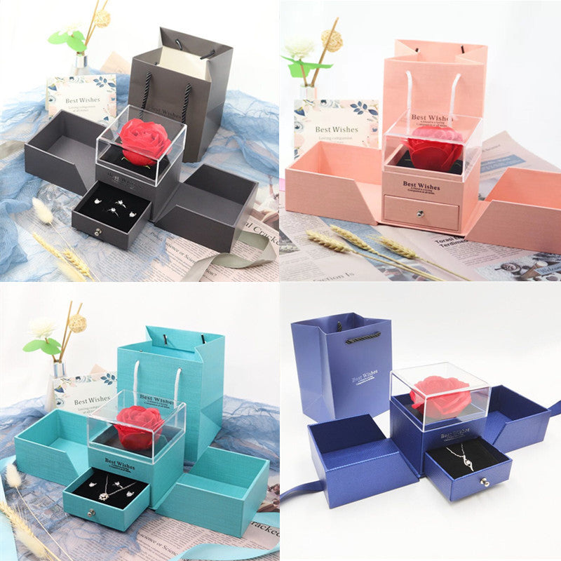 Valentine's Day Plastic Eternal Flower (Box)
