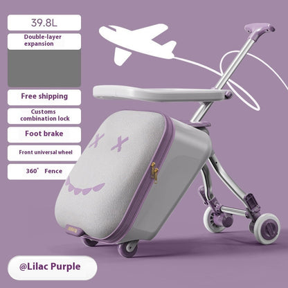 Luggage Children's Riding And Boarding Machine Trolley Case