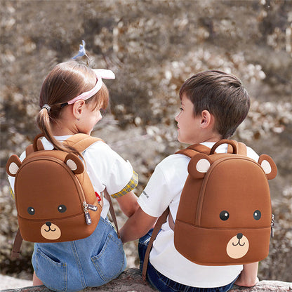 Kids School Backpack with padded shoulder straps, spacious compartments, breathable back panel, and durable water-resistant fabric