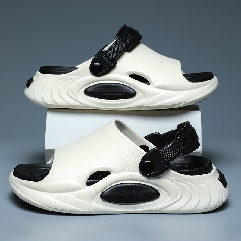 New Summer Men's Sandals Non-slip Deodorant Platform