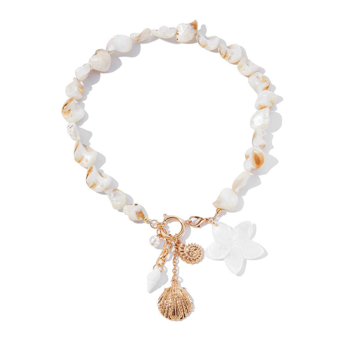 Casual Beach Shell Clavicle Necklace Suit (Available)