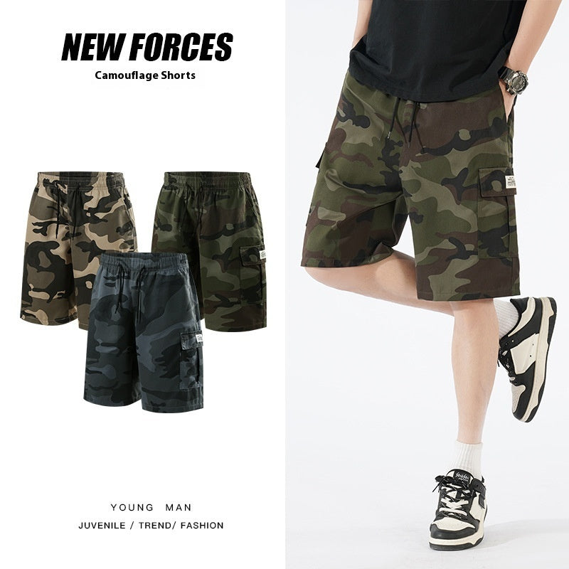 Workwear Camouflage Plus Size Loose Leisure Sports Men's Casual Pants(Available)