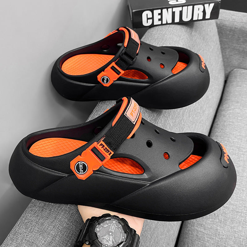 Men's Outerwear Casual Trend Color Matching Slippers(Available)