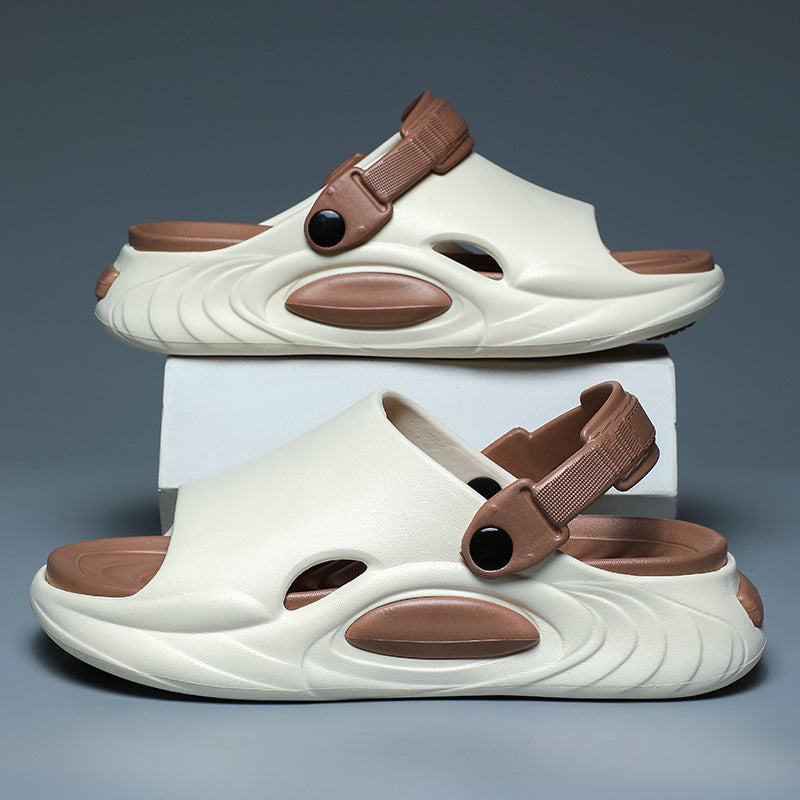 New Summer Men's Sandals Non-slip Deodorant Platform