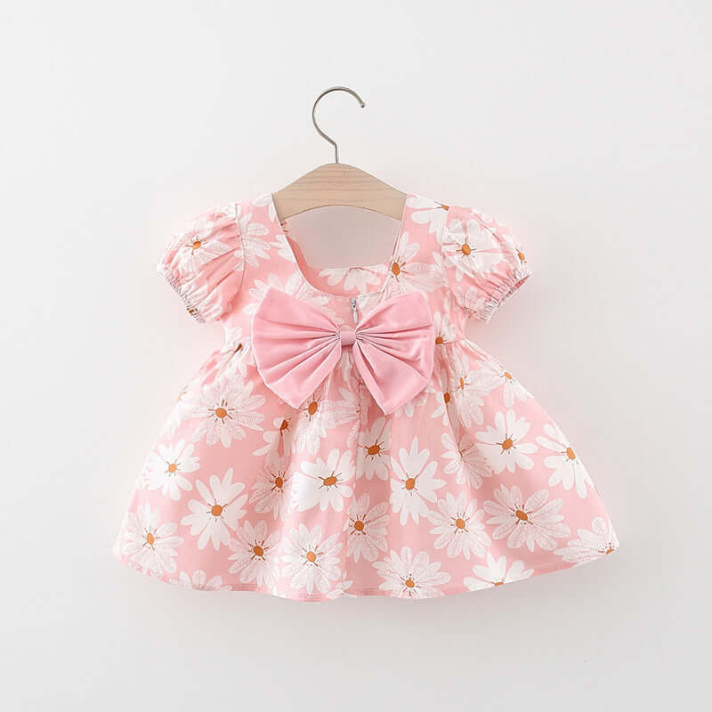 Girls Chrysanthemum Floral Dress Elegant Kids Fashion Dress Bangladesh