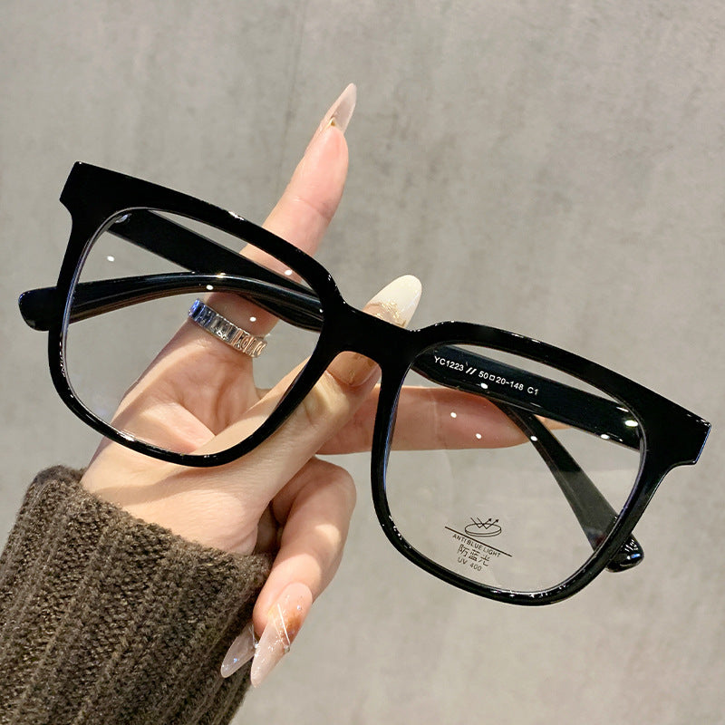 Korean Style Trendy Polygonal Glasses Frame Anti-blue Light