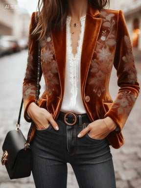 Casual Retro Stand Collar Coat