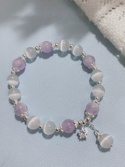 Cat's Eye Stone Crystal Bracelet Advanced Accessories