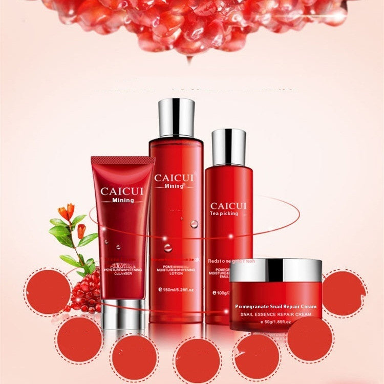 Pomegranate Set Moisturizing Cosmetics Skin Care Products