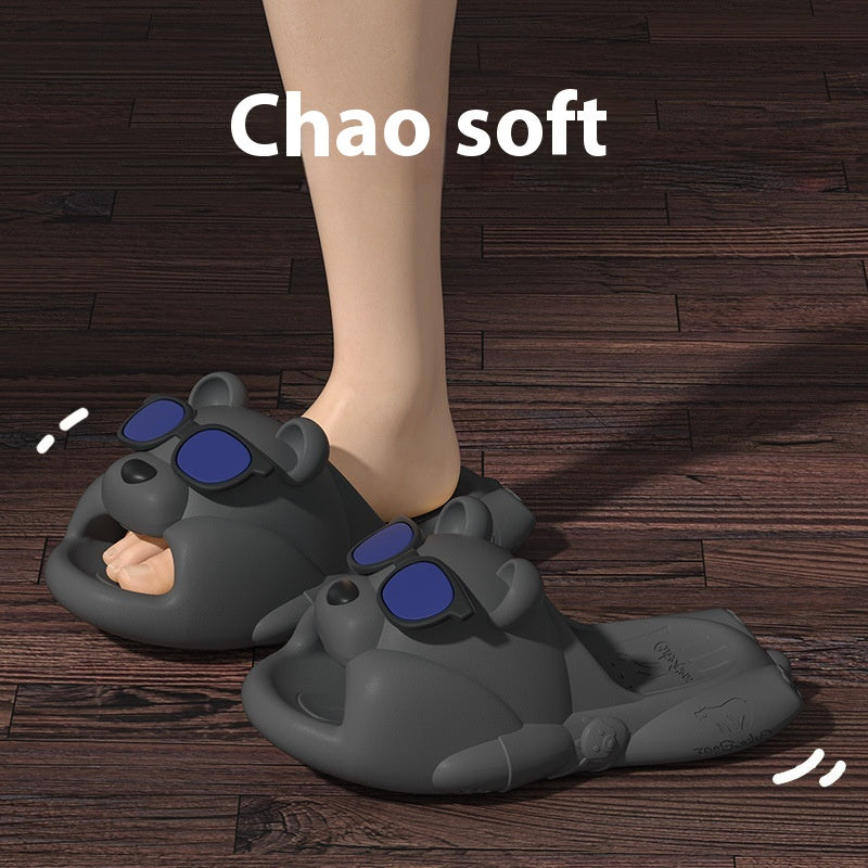 Cute Slippers Men's Indoor Home Non-slip (Available)