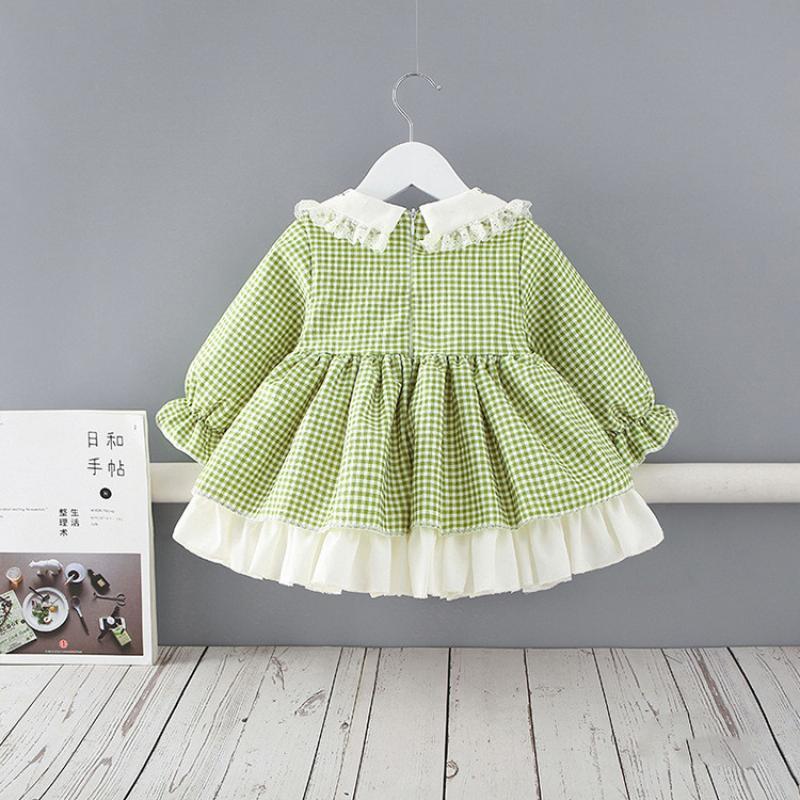 Girls Dress Casual Pastoral Style Children Long Sleeve Princess