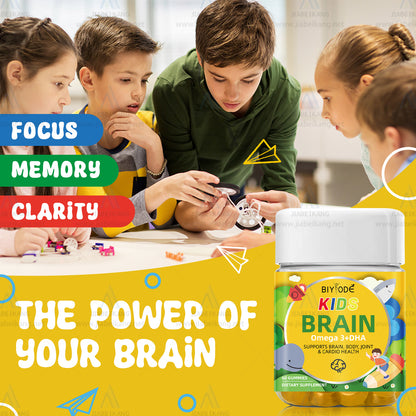 Custom Label Supplement Manufacturer Kids Brain Health DHA Focus Gummies