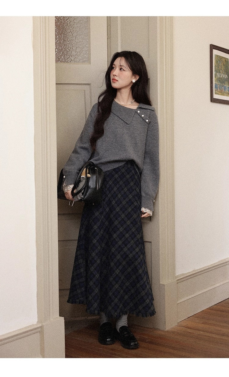 New Lace Long-sleeved Sweater For Women