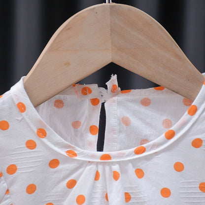 Children's Suit Women's Polka Dot Ruffles (available)