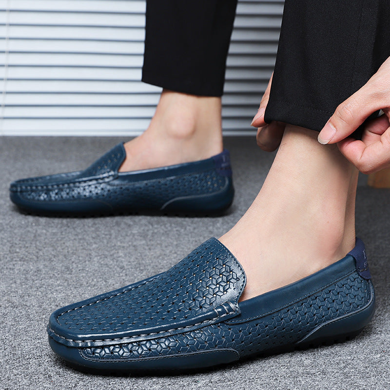 Personality Summer Men's Leather Shoes  (Available)
