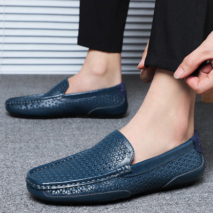 Personality Summer Men's Leather Shoes  (Available)
