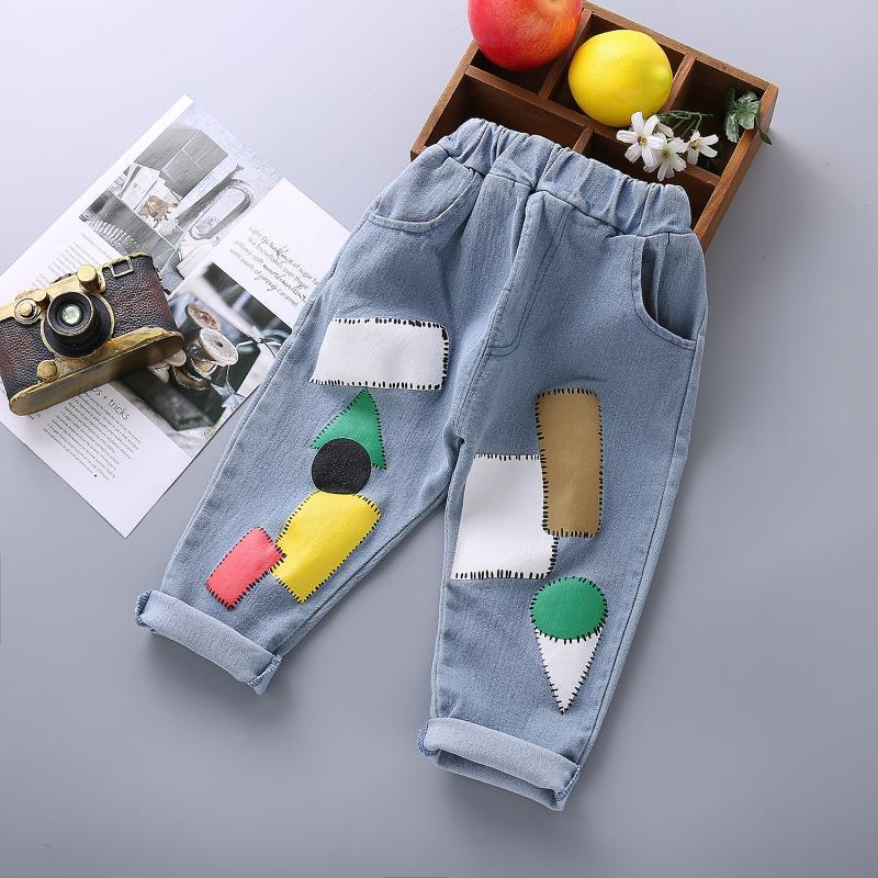 Boys' sports casual jeans spring  (Available)