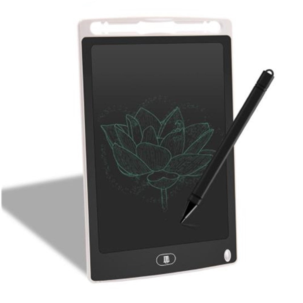 LCD Writing Tablet with pressure-sensitive screen, stylus, erase button, and screen lock for kids' drawing, writing, and learning