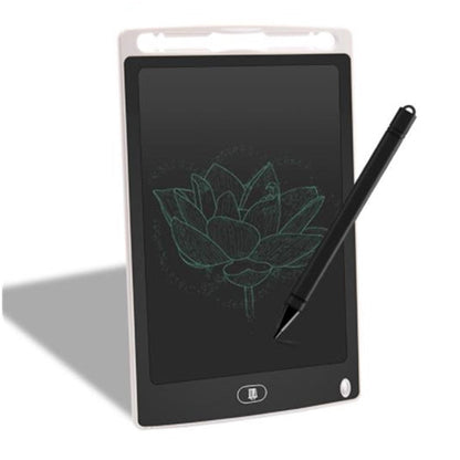 LCD Writing Tablet with pressure-sensitive screen, stylus, erase button, and screen lock for kids' drawing, writing, and learning