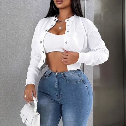 Women's Single-breasted Daily Long Sleeve Casual Jacket