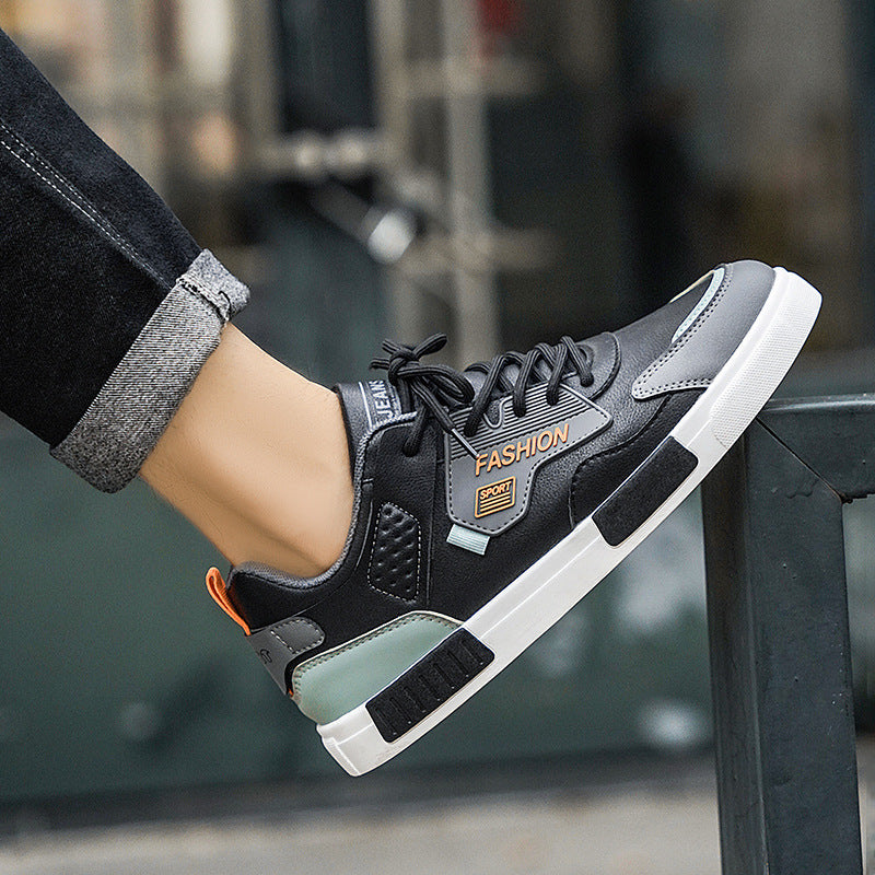 Leather Casual Special-interest Design Sports Board Shoes ( Available )