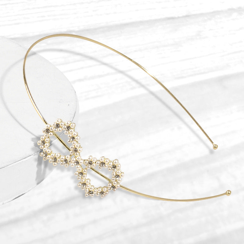 Bow Hair Band Fine Crystal Glass Accessories (Available)