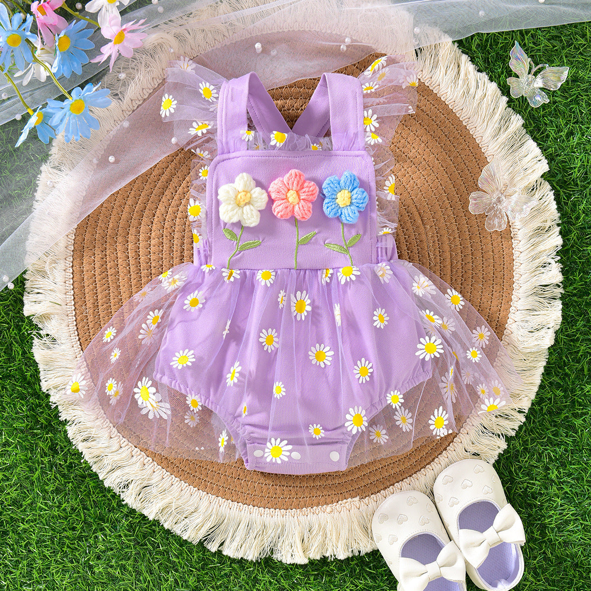 Baby Girl Flower Romper Bangladesh - Small China Town