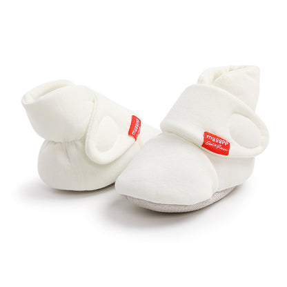 Knitted baby cotton shoes
