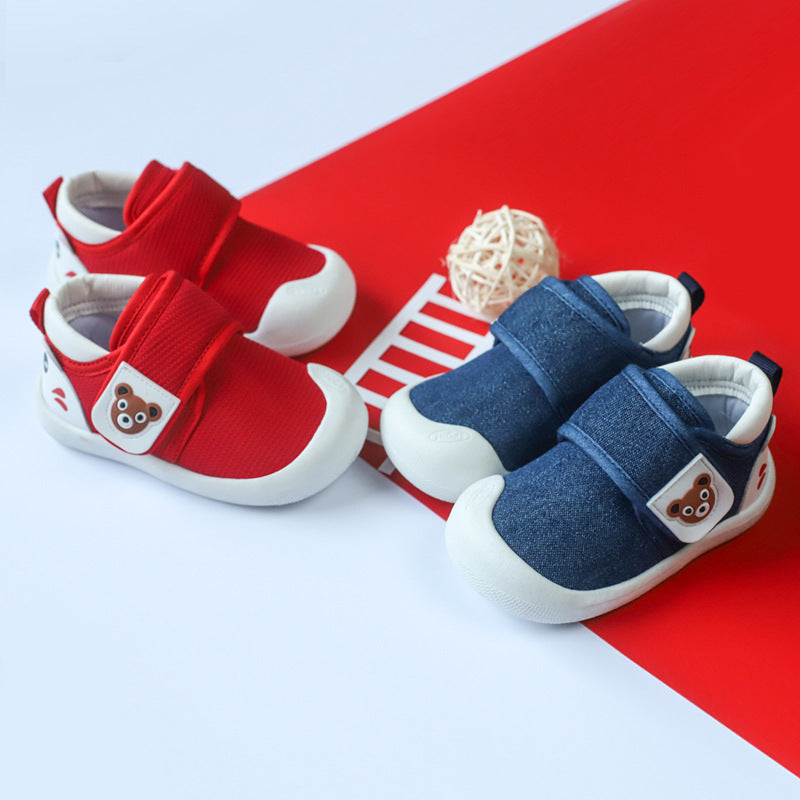Toddler Shoes Male Baby Cotton Shoes Female Baby Soft Bottom Cloth Breathable