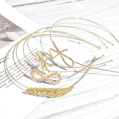 Bow Hair Band Fine Crystal Glass Accessories (Available)