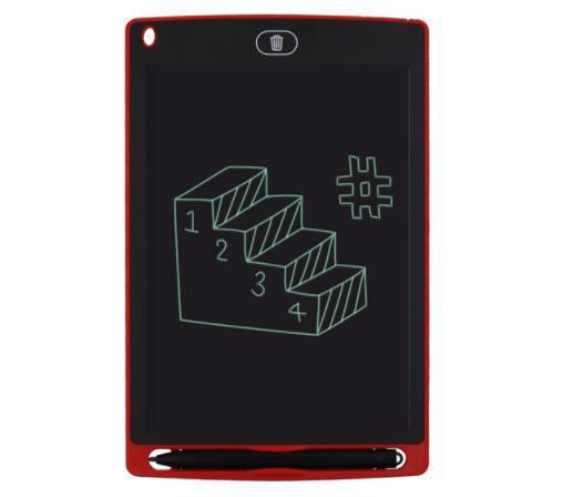LCD Writing Tablet with pressure-sensitive screen, stylus, erase button, and screen lock for kids' drawing, writing, and learning