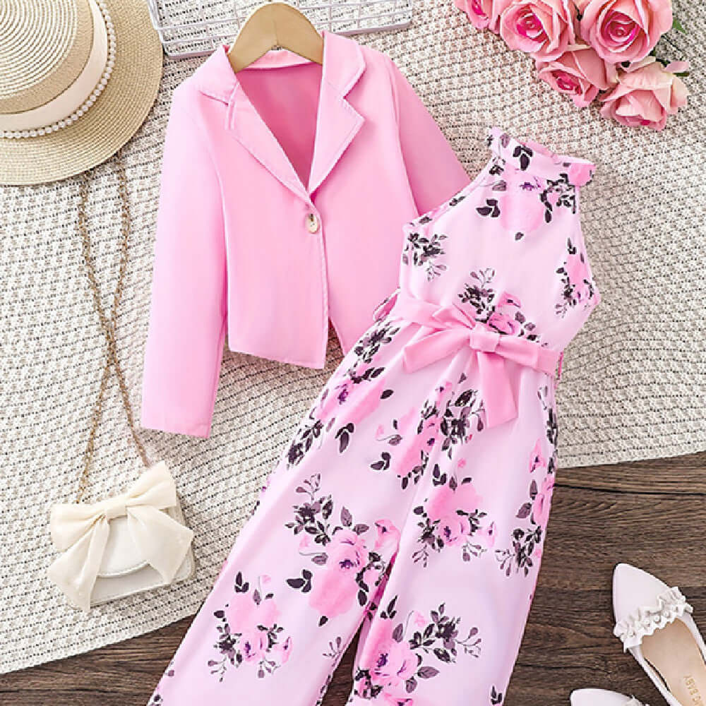 Girls Floral Halter Set Bangladesh - Small China Town