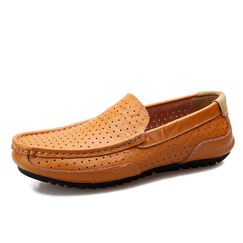 Personality Summer Men's Leather Shoes  (Available)