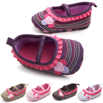 Four flower baby toddler shoes