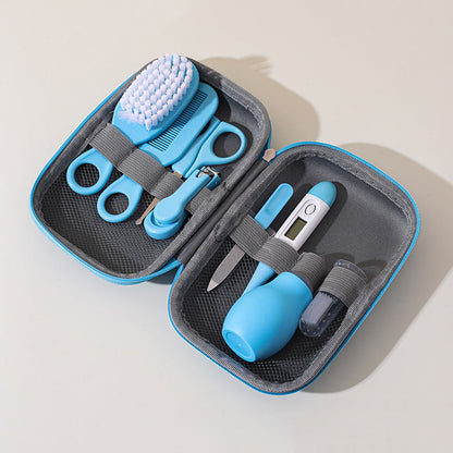 Children's Baby Nails Cutting Pliers 8 Eight-piece Set Eva Bag Care Suit   ( Available )