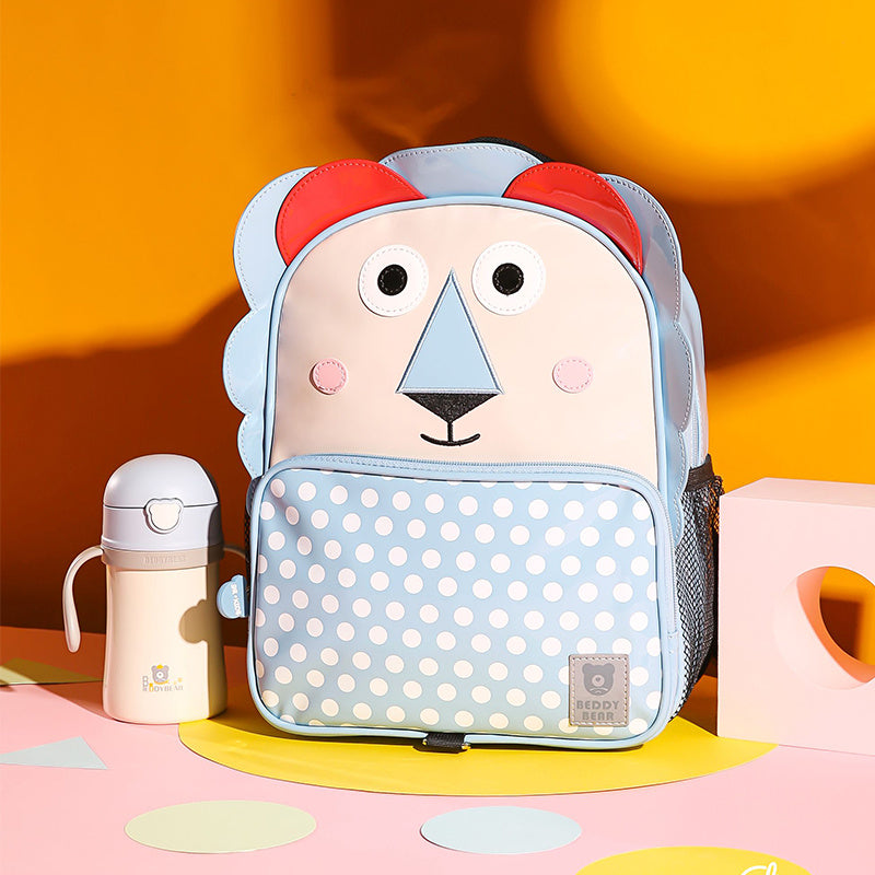 Cute Schoolboy Backpack with adjustable shoulder straps and spacious compartments for boys, suitable for school, travel, and everyday use