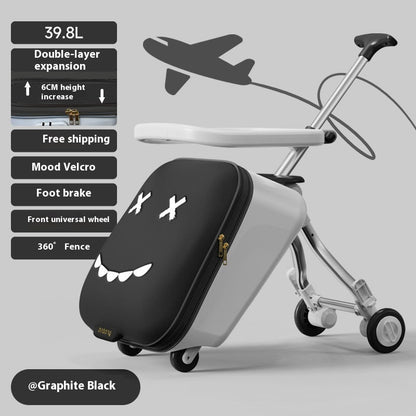 Luggage Children's Riding And Boarding Machine Trolley Case