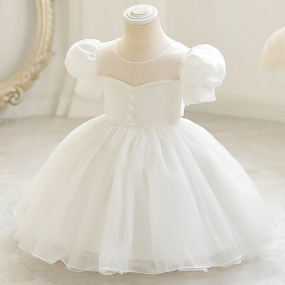 Princess Performance Dress Children Full-year Dress
