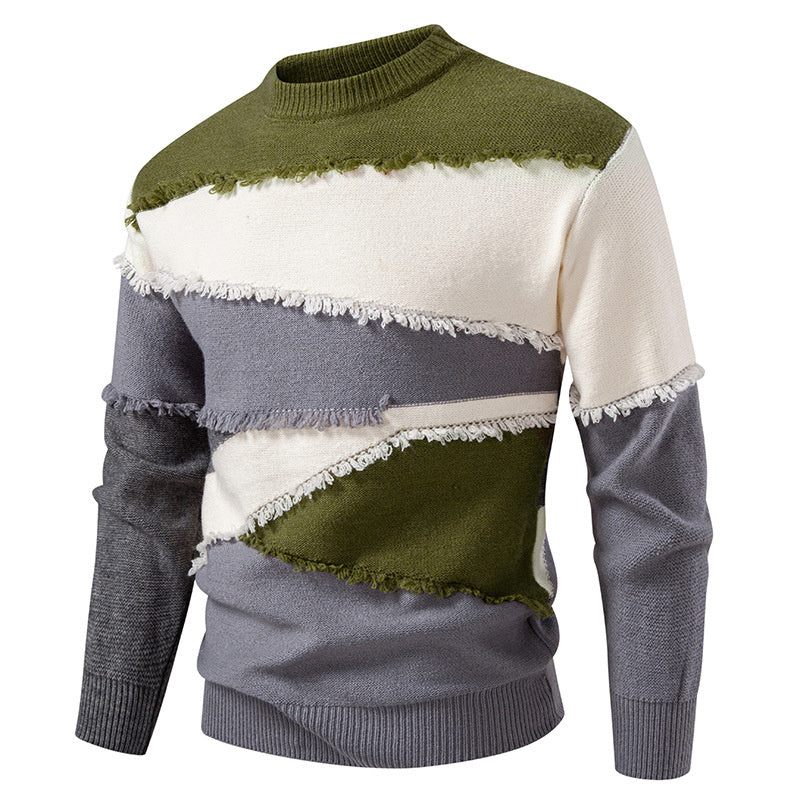 Long Sleeve Sweater Men's Knitwear Korean Style