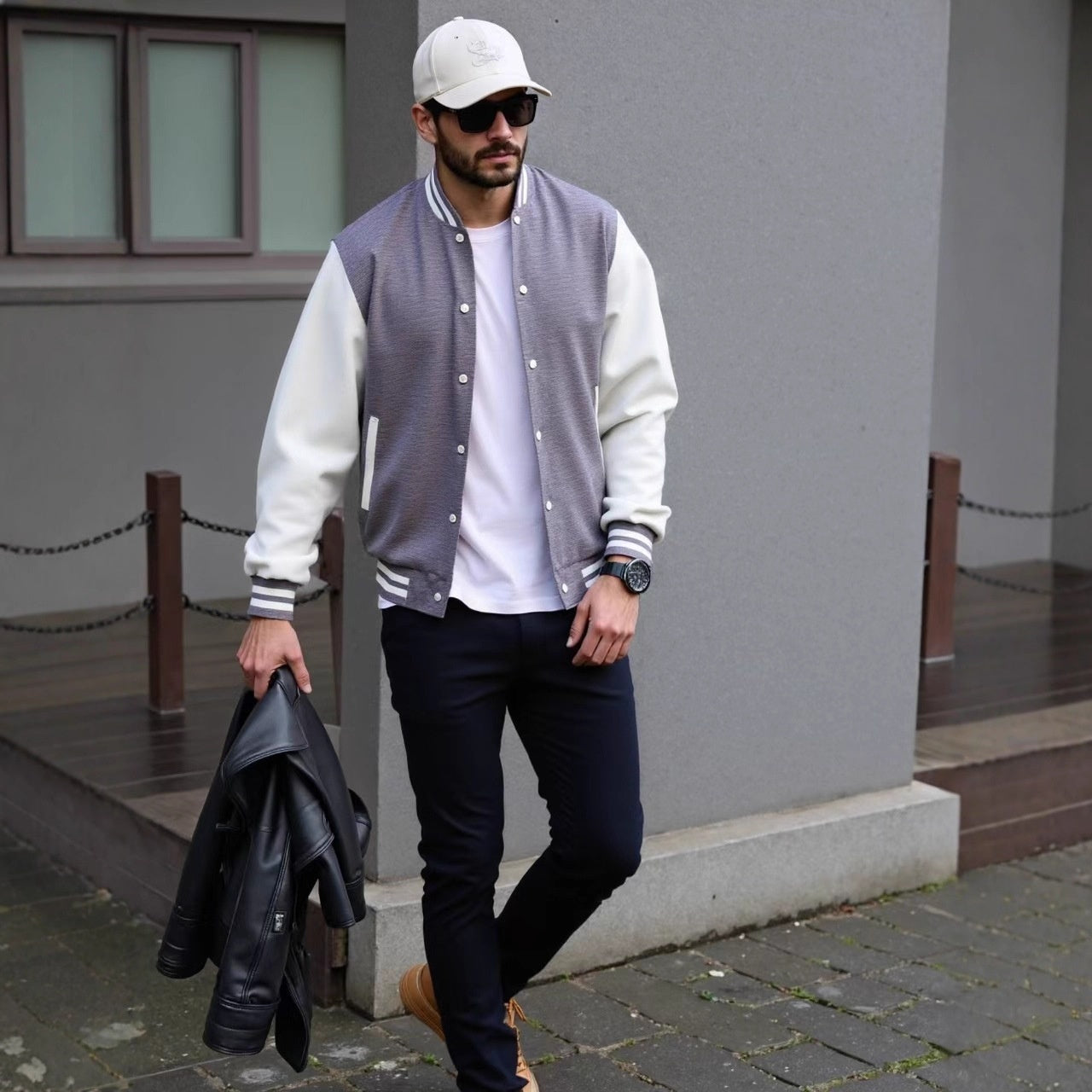 Men's Autumn Trendy Versatile Personalized Baseball Jacket