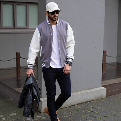 Men's Autumn Trendy Versatile Personalized Baseball Jacket