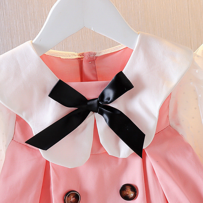 Girls' Dress Spring And Autumn Western Style Baby Baby Children's Skirt