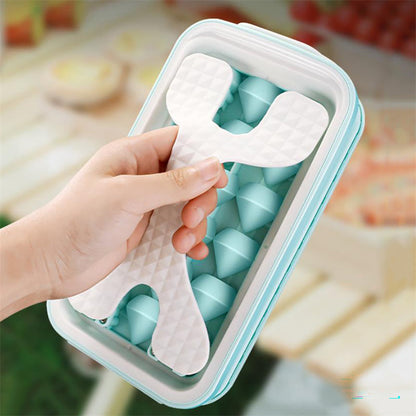 Portable Silicone Ice Ball Mold Ice Maker Water Bottle Ice Cube Mould Bottle Creative Ice Ball Diamond Curling Summer Kitchen Gadgets