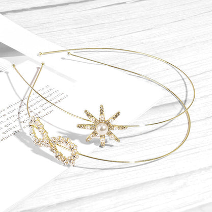 Bow Hair Band Fine Crystal Glass Accessories (Available)